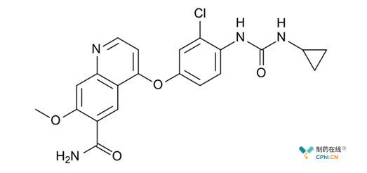 lenvatinib分子结构式