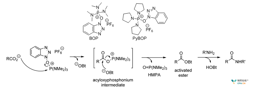 BOP & PyBOP以及鏻鎓盐缩合剂反应机理