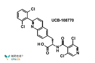 新型VLA-4拮抗剂UCB-108770
