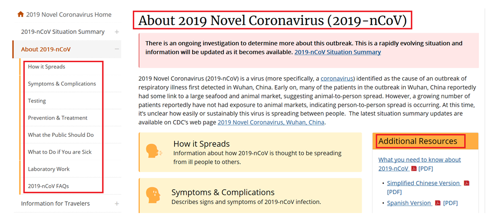 About 2019 Novel Coronavirus