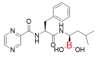 Bortezomib分子结构式