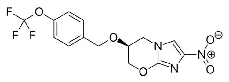 Pretomanid分子结构式