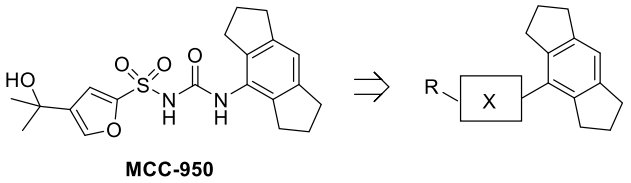 基于MCC950的新型口服NLRP3炎性小體抑制劑設(shè)計