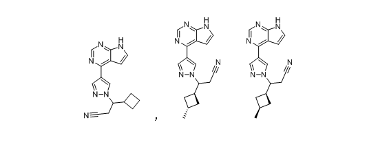 CN102844317B仅披露了3个化合物对JAK1（IC50值均<2nM）与JAK2（IC50均<1nM）的抑制活性