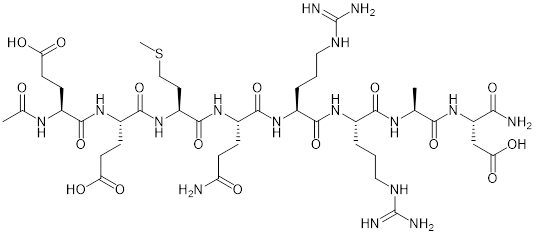 乙酰八肽-1/-3 (SNAP-8) 化学结构