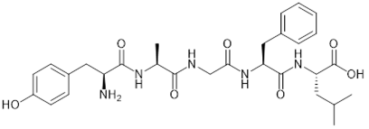 五肽-18/亮啡丝肽化学结构