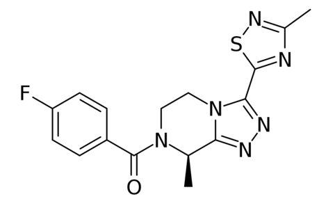 Fezolinetant分子结构式