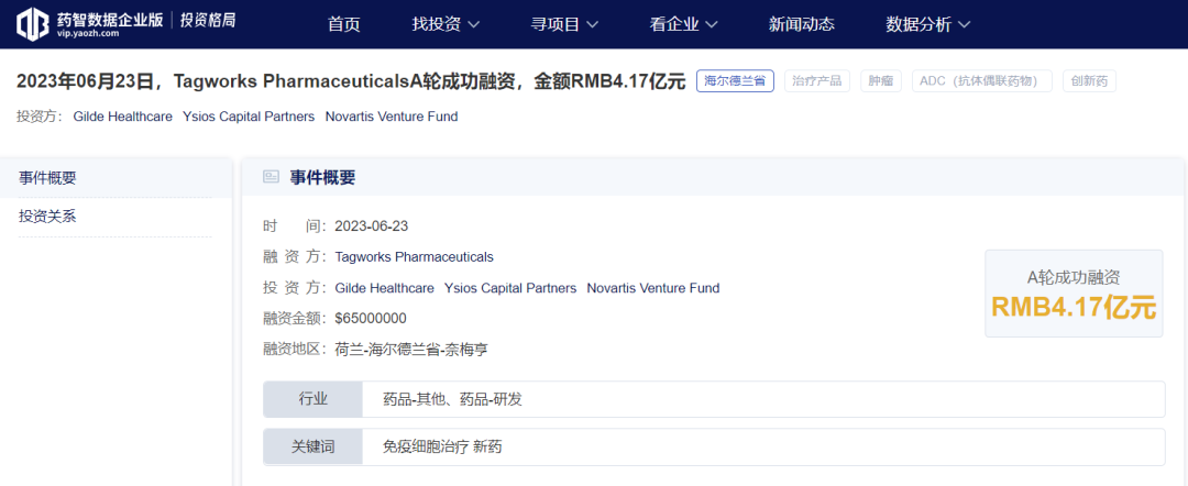 Tagworks完成RMB 4.17亿元A轮融资