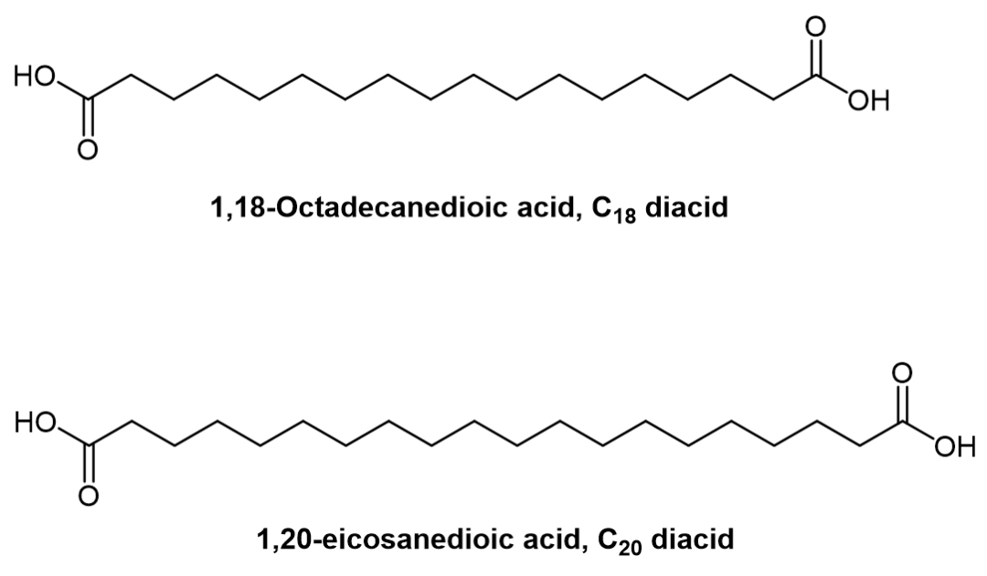 C18二酸和C20二酸化学结构