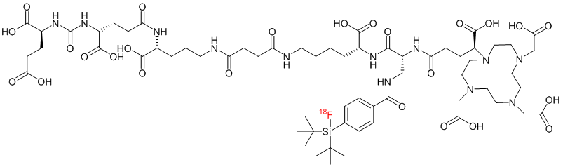 Flotufolastat F 18化学结构