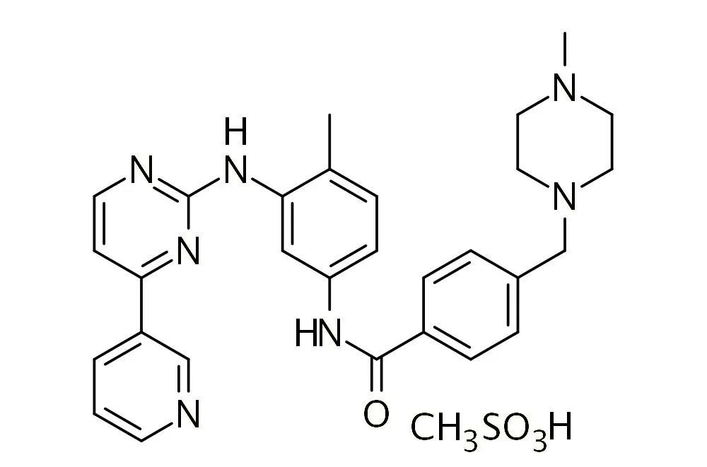 甲磺酸伊马替尼结构式