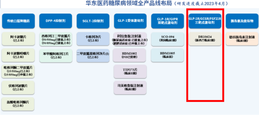 华东医药糖尿病领域全产品线布局
