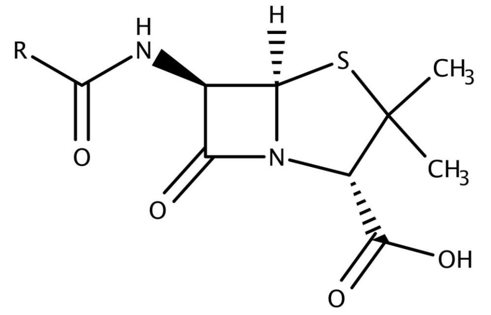 青霉素结构式