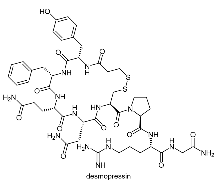 Desmopressin化学结构