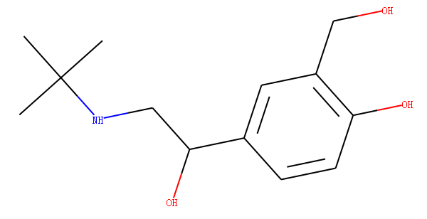 沙丁胺醇分子式