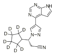 Deuruxolitinib结构式