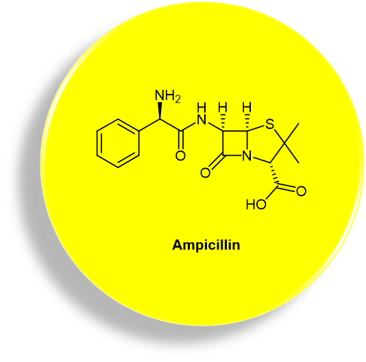 Ampicillin化学结构