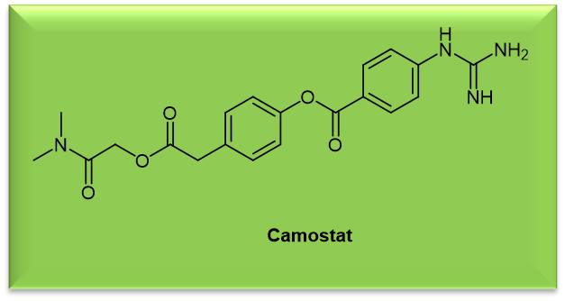 Camostat化学结构