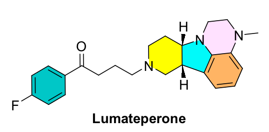 Lumateperone化学结构