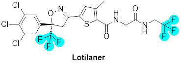 Lotilaner化学结构