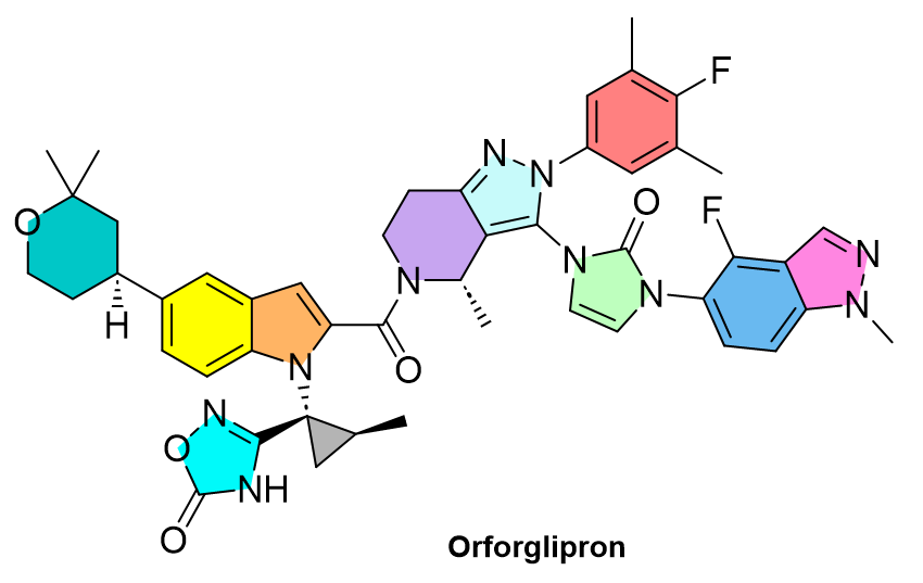 Orforglipron化学结构