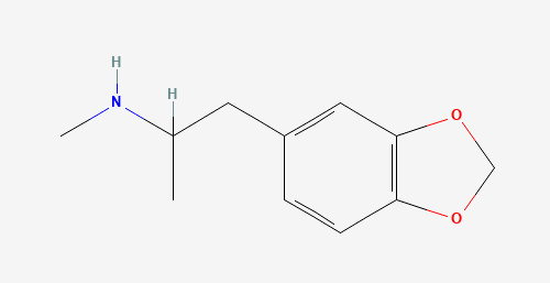 MDMA分子结构式（图片来源：PubChem）