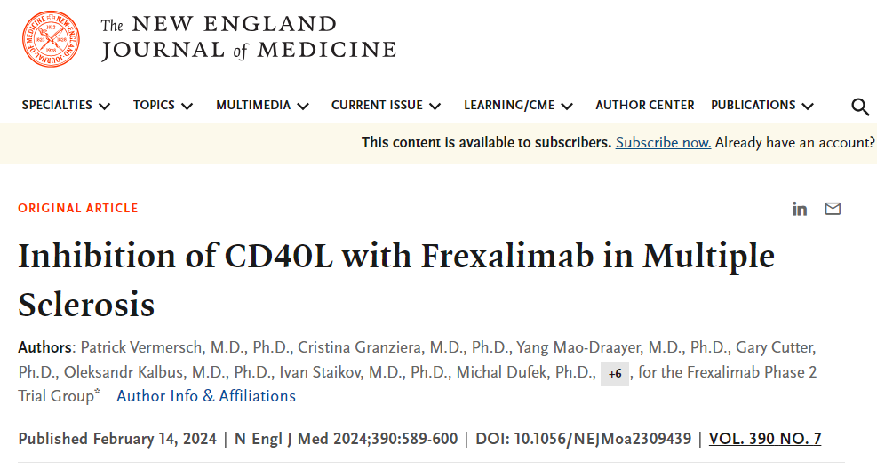 Frexalimab（SAR441344）是赛诺菲开发的一款CD40L单抗，目前正在海外进行临床试验。
