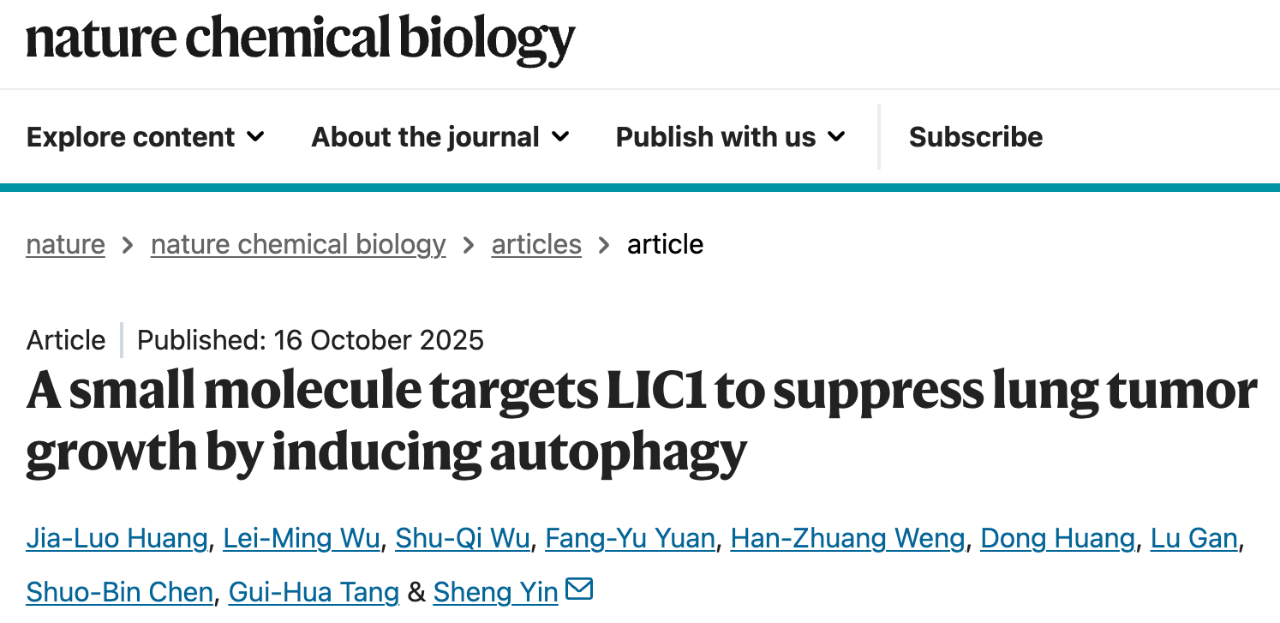 A small molecule targets LIClto suppress lung tumorgrowth byinducing autophagy.png A small molecule targets LIClto suppress lung tumorgrowth byinducing autophagy.png
